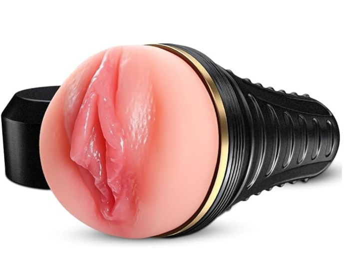BeckyWhyte’s Signature Grip™ – Realistic Pocket Pussy for Men | 7.5” Deep Male Masturbator with Lifelike Textured Tunnel