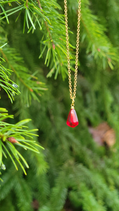 Pomegranate Seed Pendant